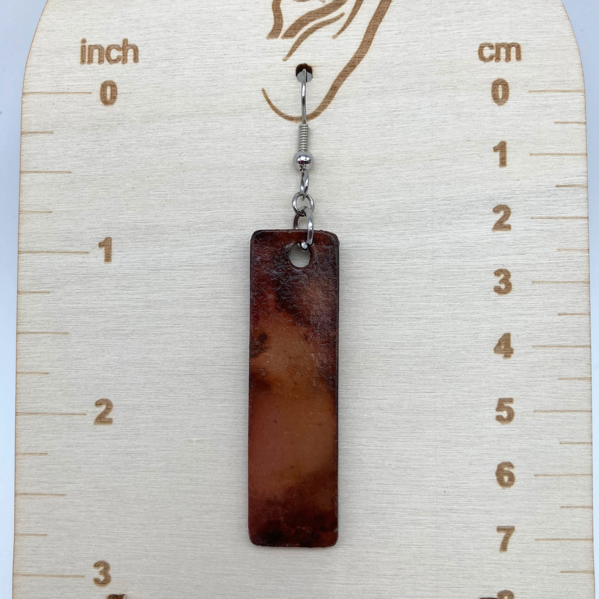 Ember Echoes (Pit-Fired Clay Earrings)