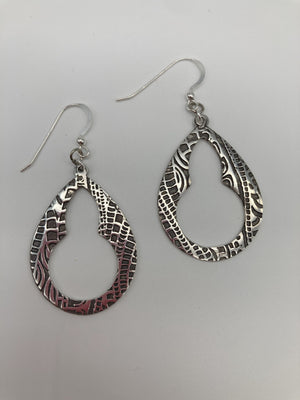 Silver Savanna Spirit Earrings
