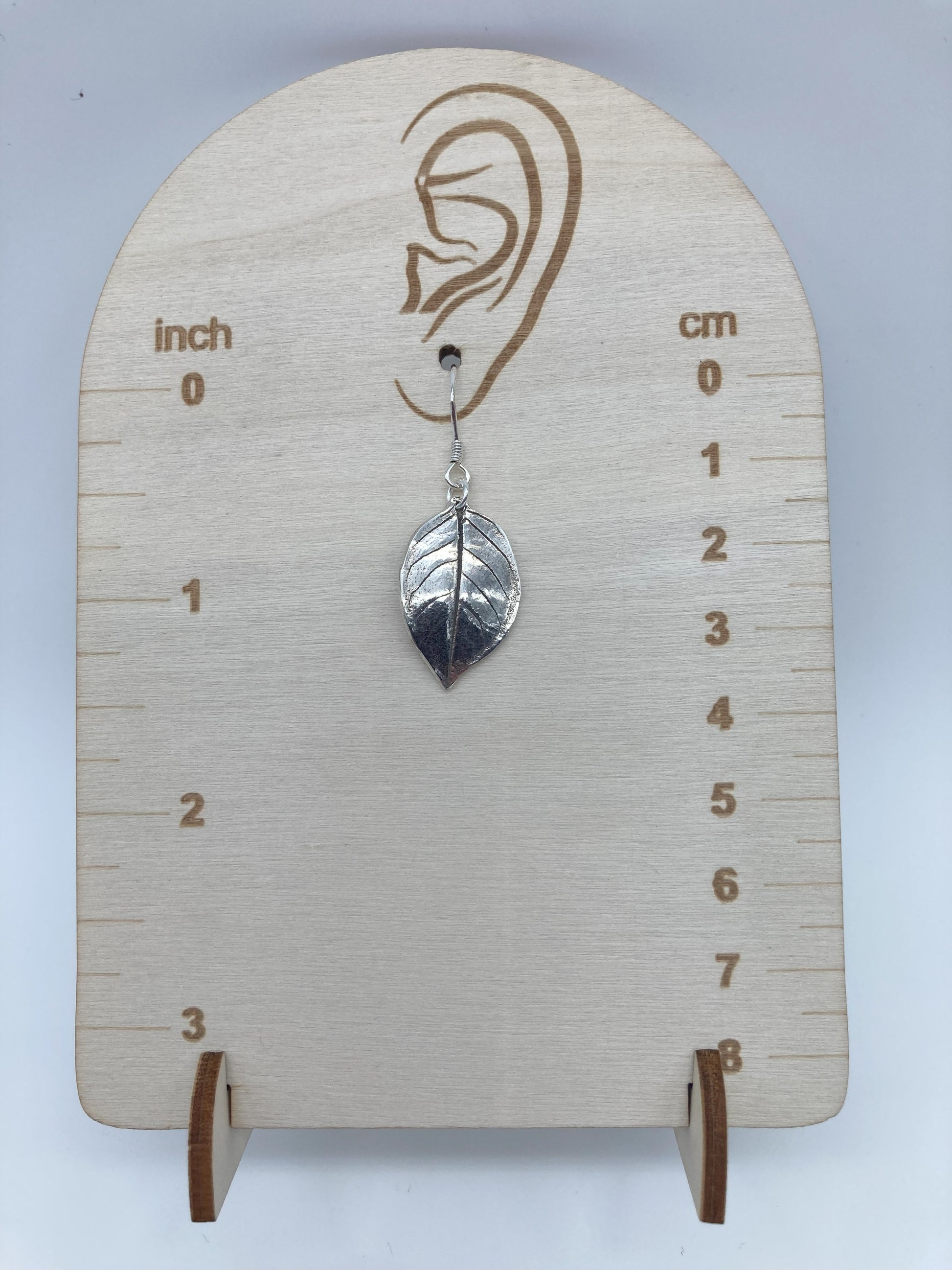 Silver Leaf Earrings 8