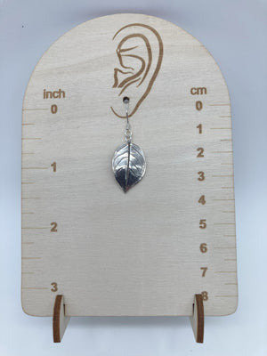 Silver Leaf Earrings 8