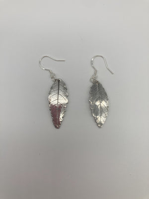 Silver Leaf Earrings 7