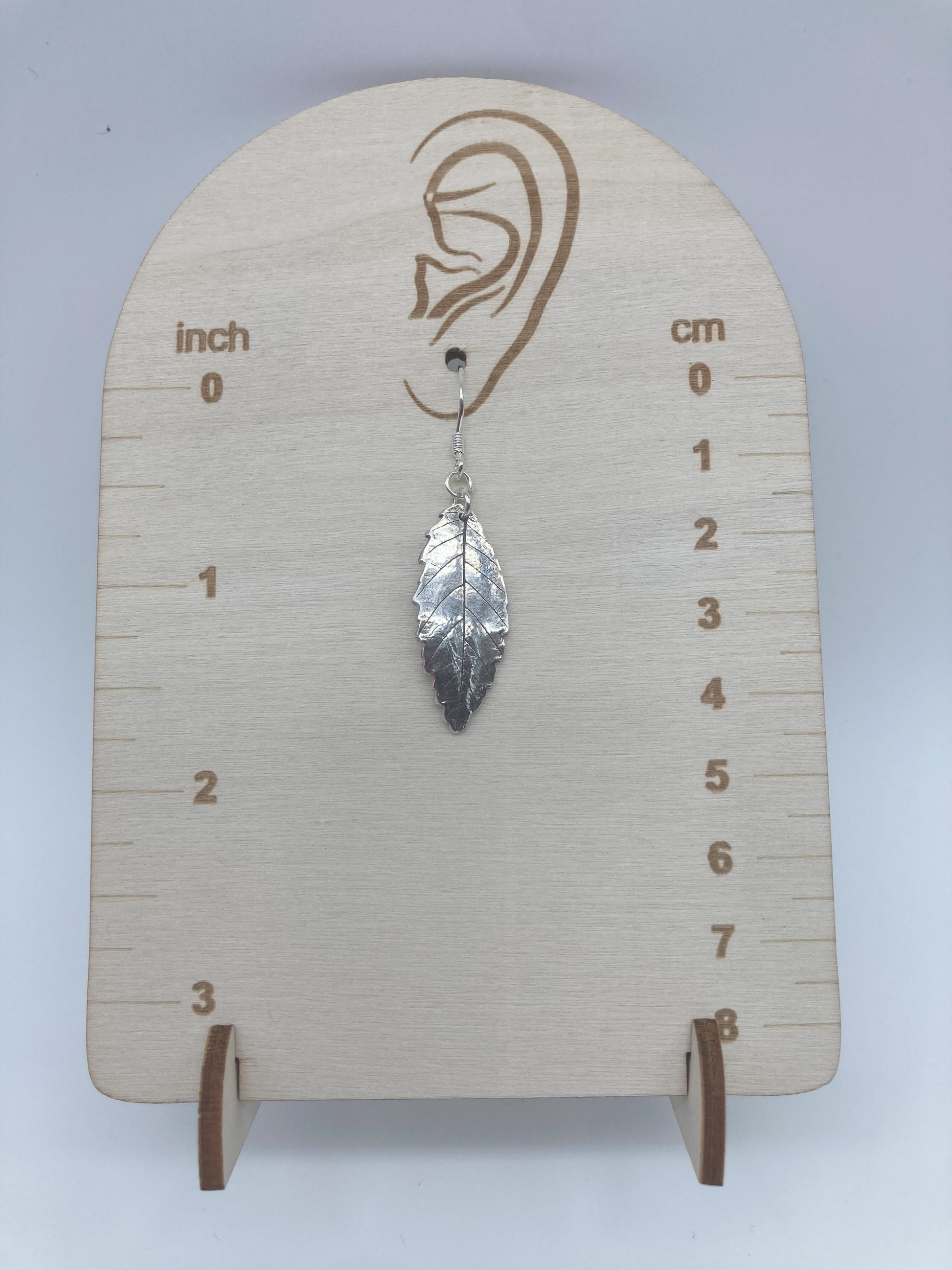 Silver Leaf Earrings 7