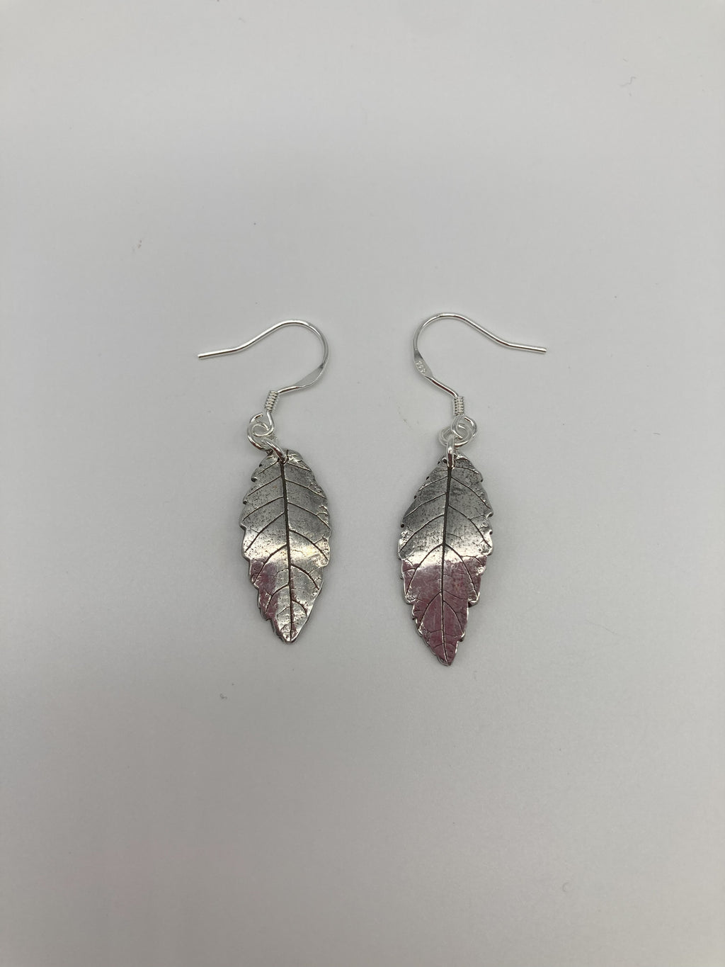Silver Leaf Earrings
