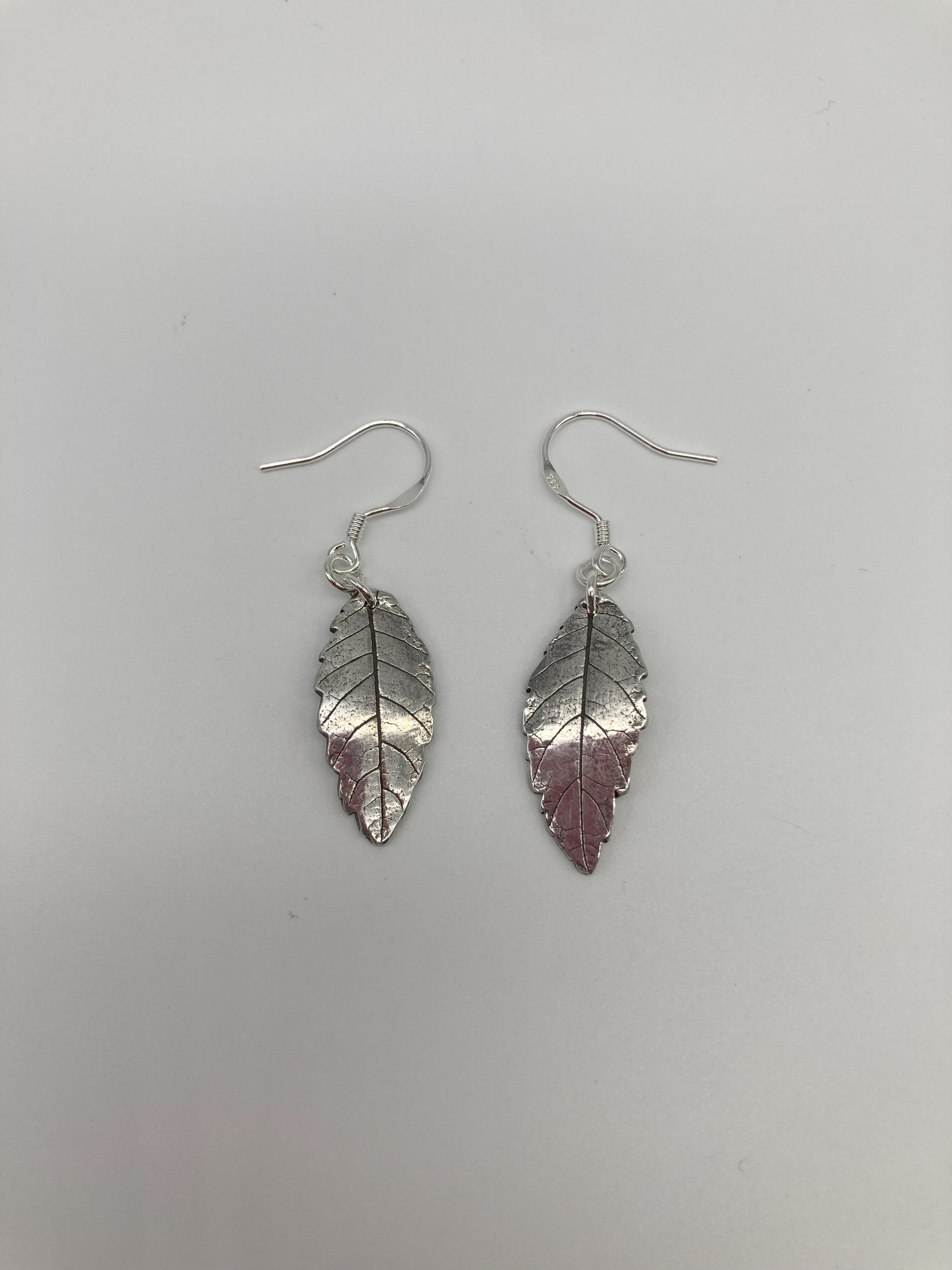 Silver Leaf Earrings