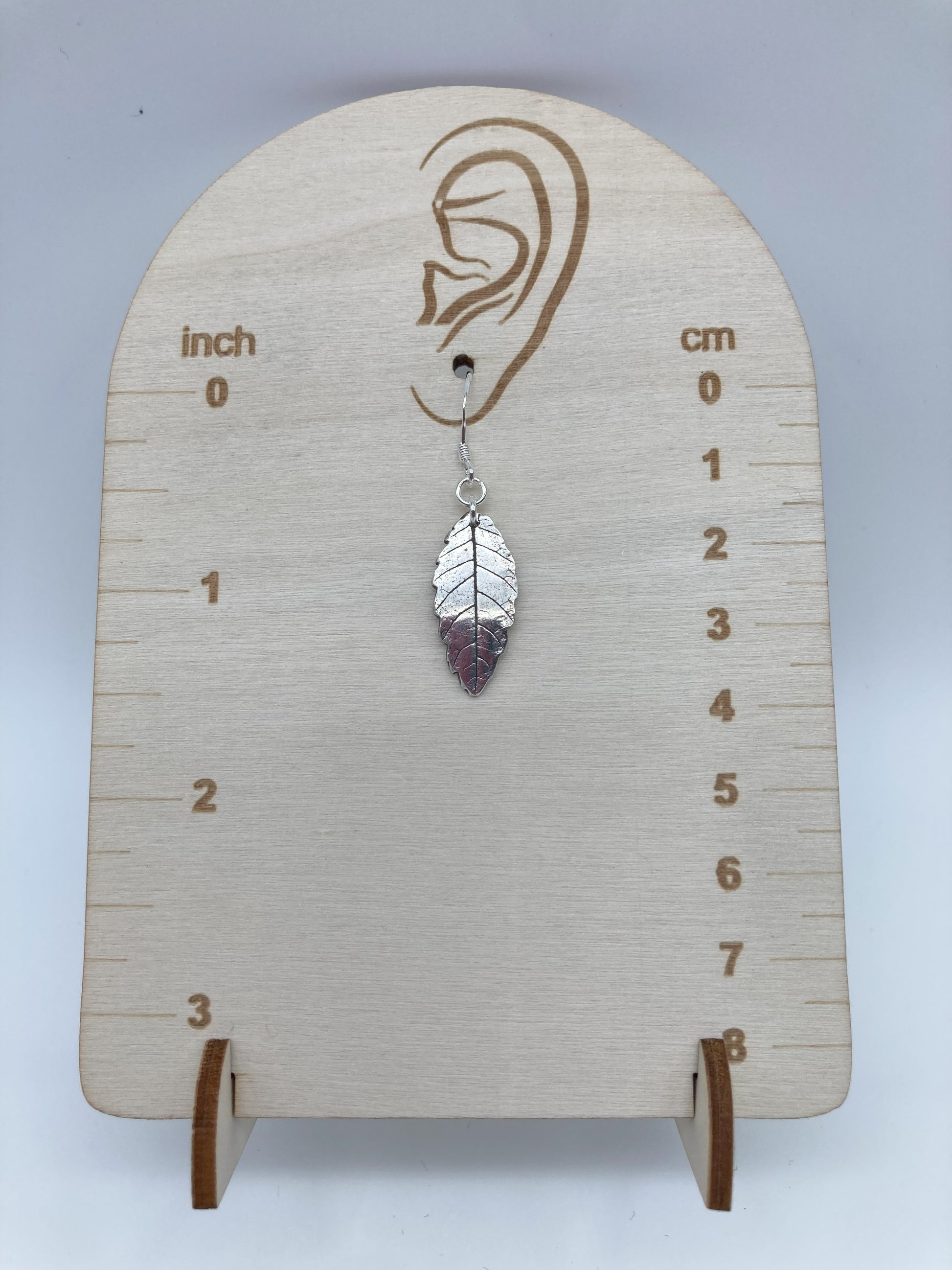 Silver Leaf Earrings
