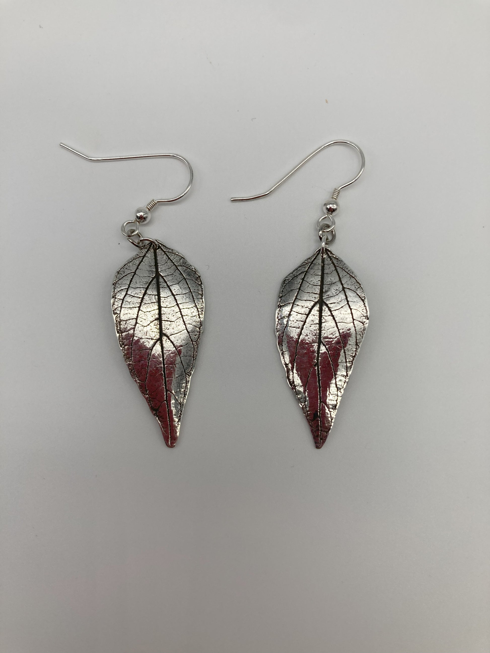 Silver Leaf Earrings 9
