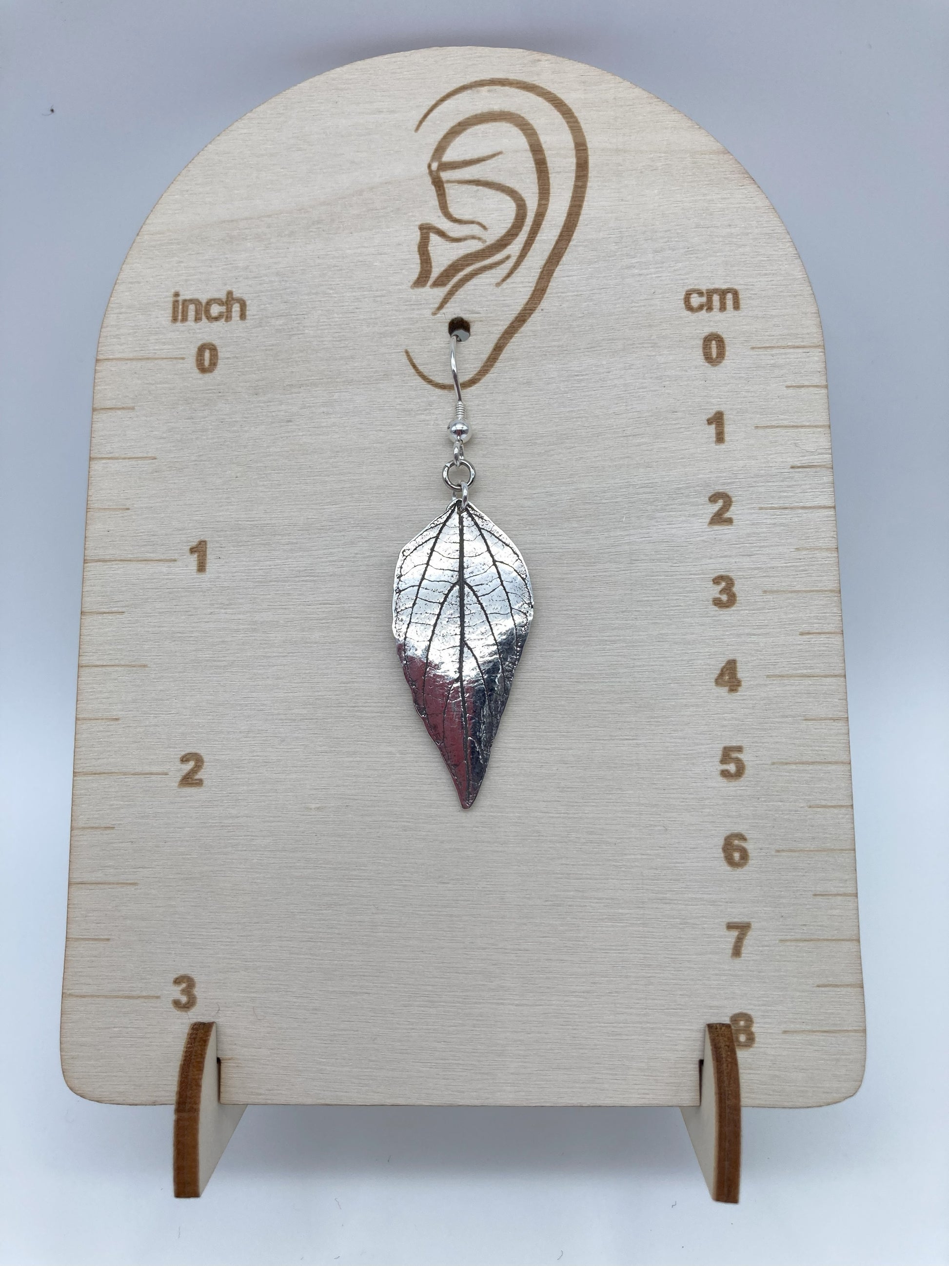 Silver Leaf Earrings 9
