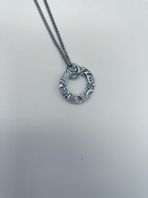Tribal Zen Pendant and Earring Set