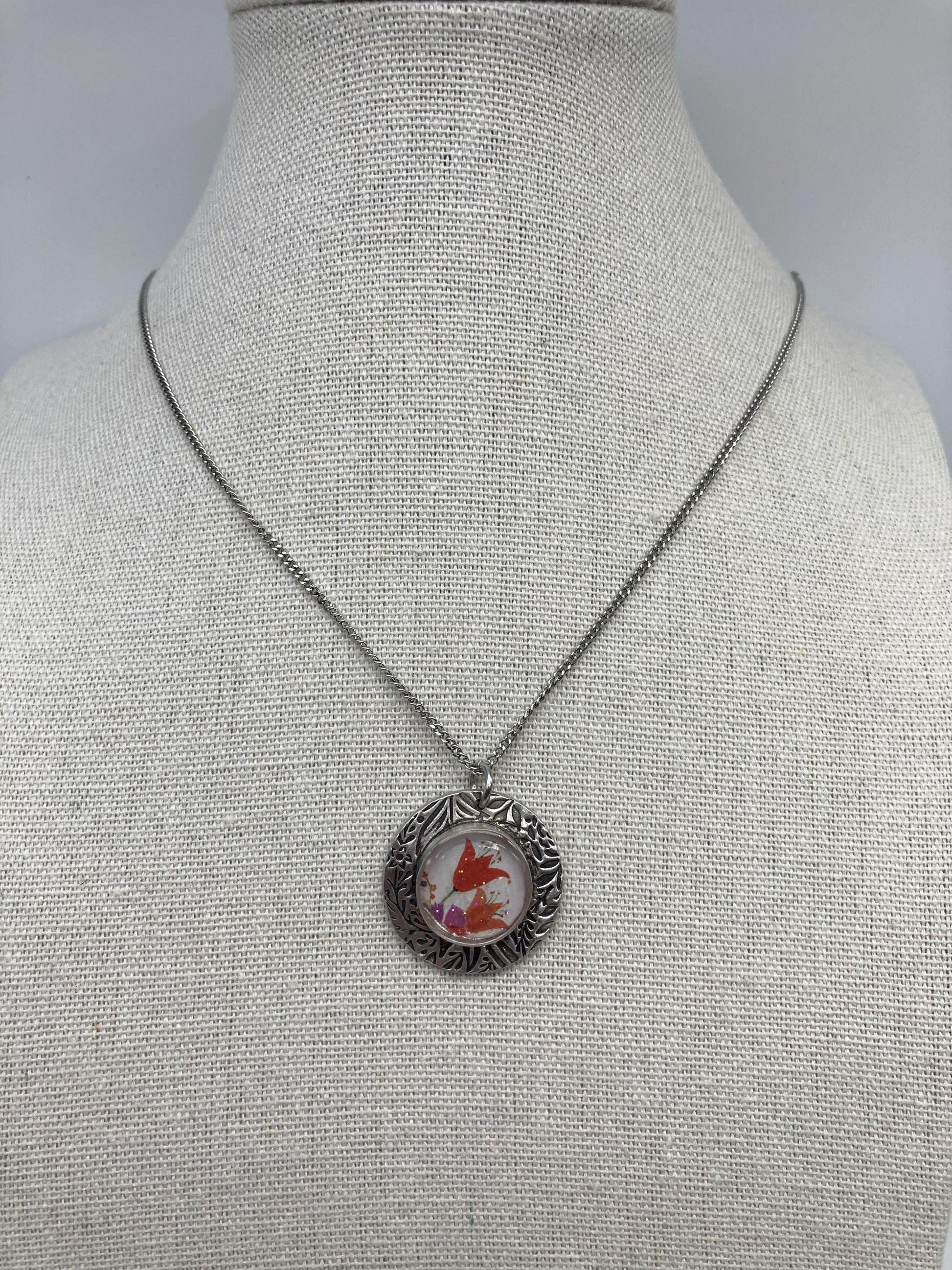 Spring Whisper Silver Necklace