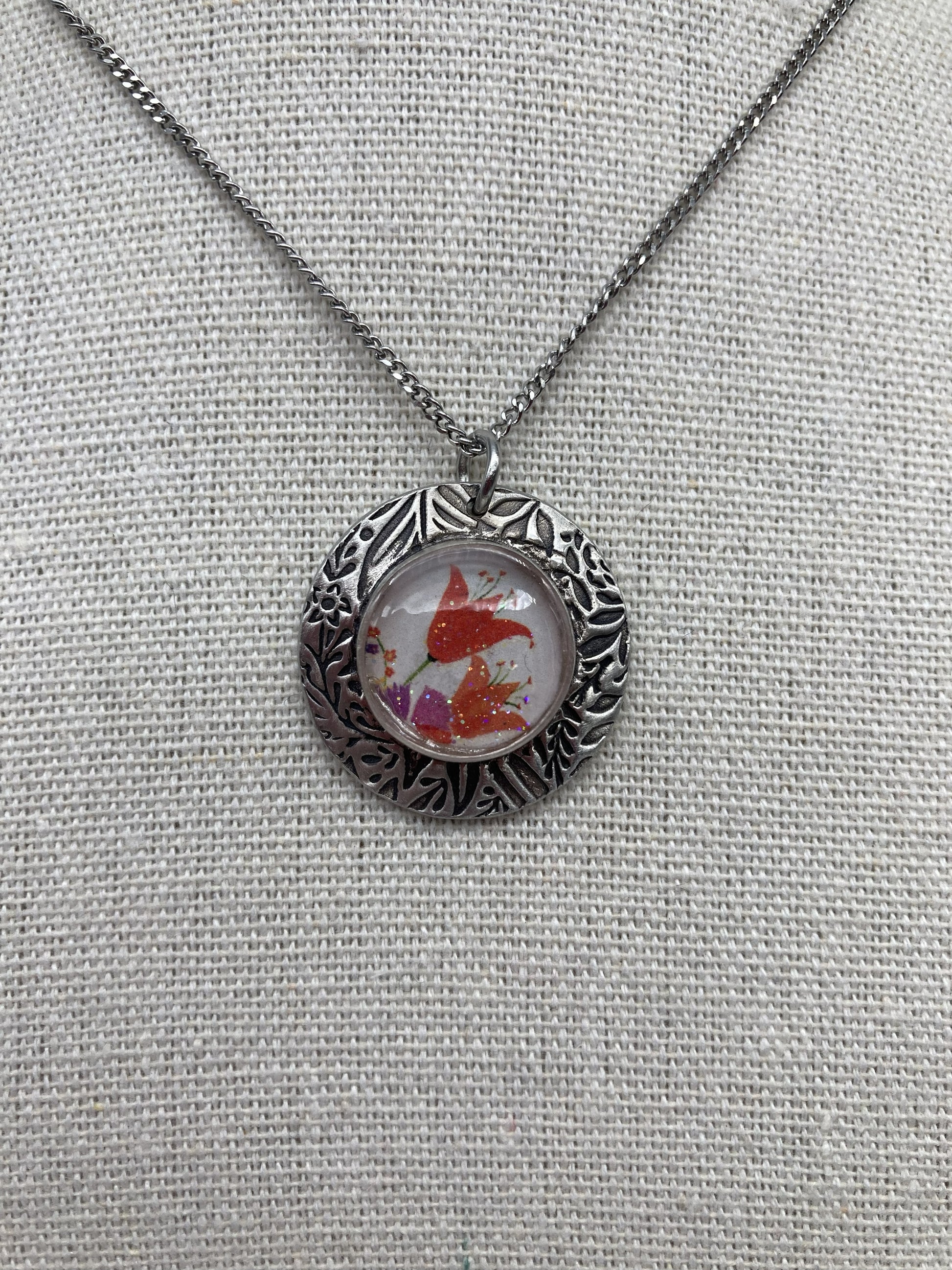 Spring Whisper Silver Necklace