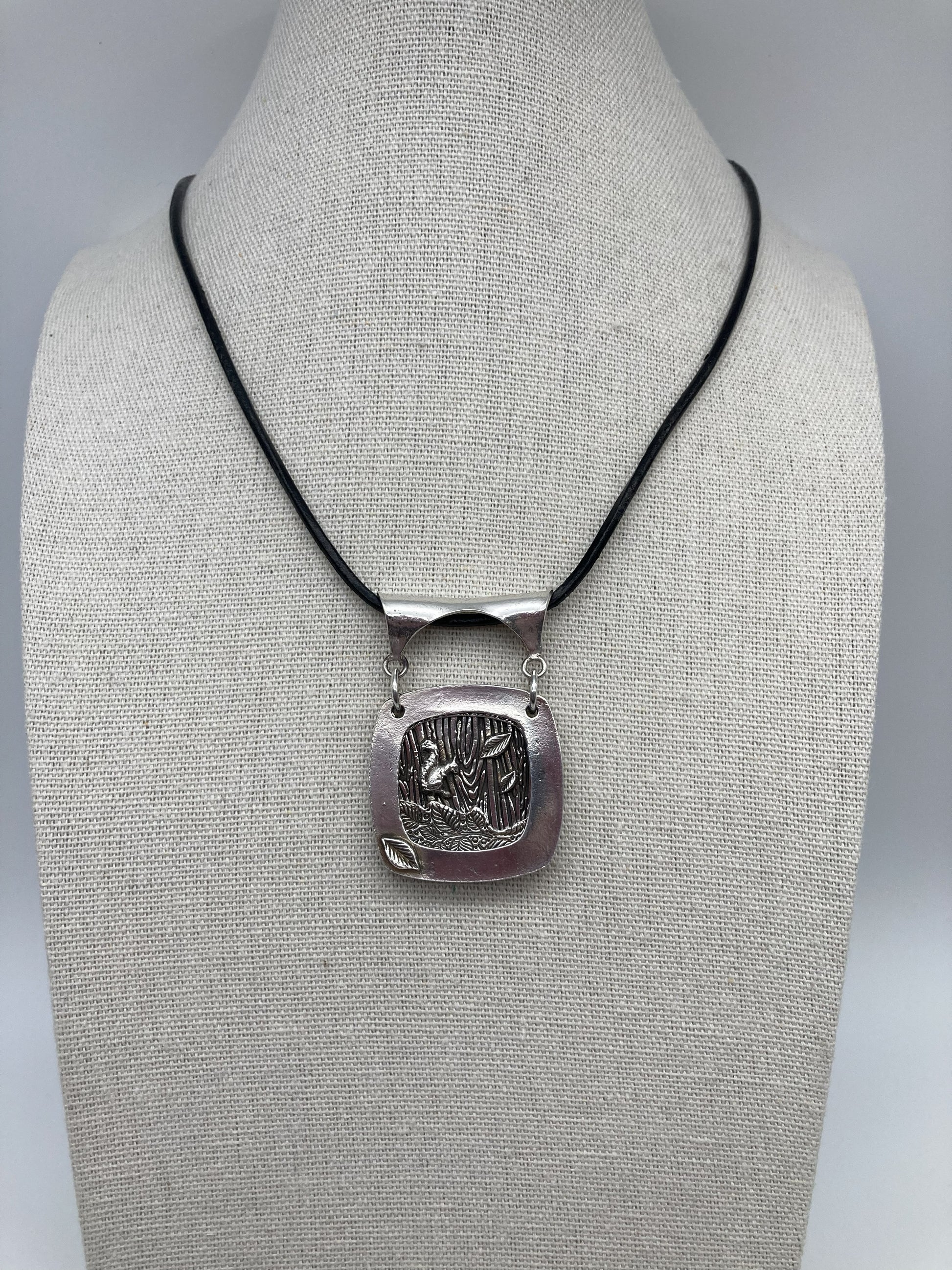 Leaping Squirrel Storybook Necklace