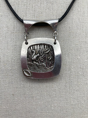 Leaping Squirrel Storybook Necklace