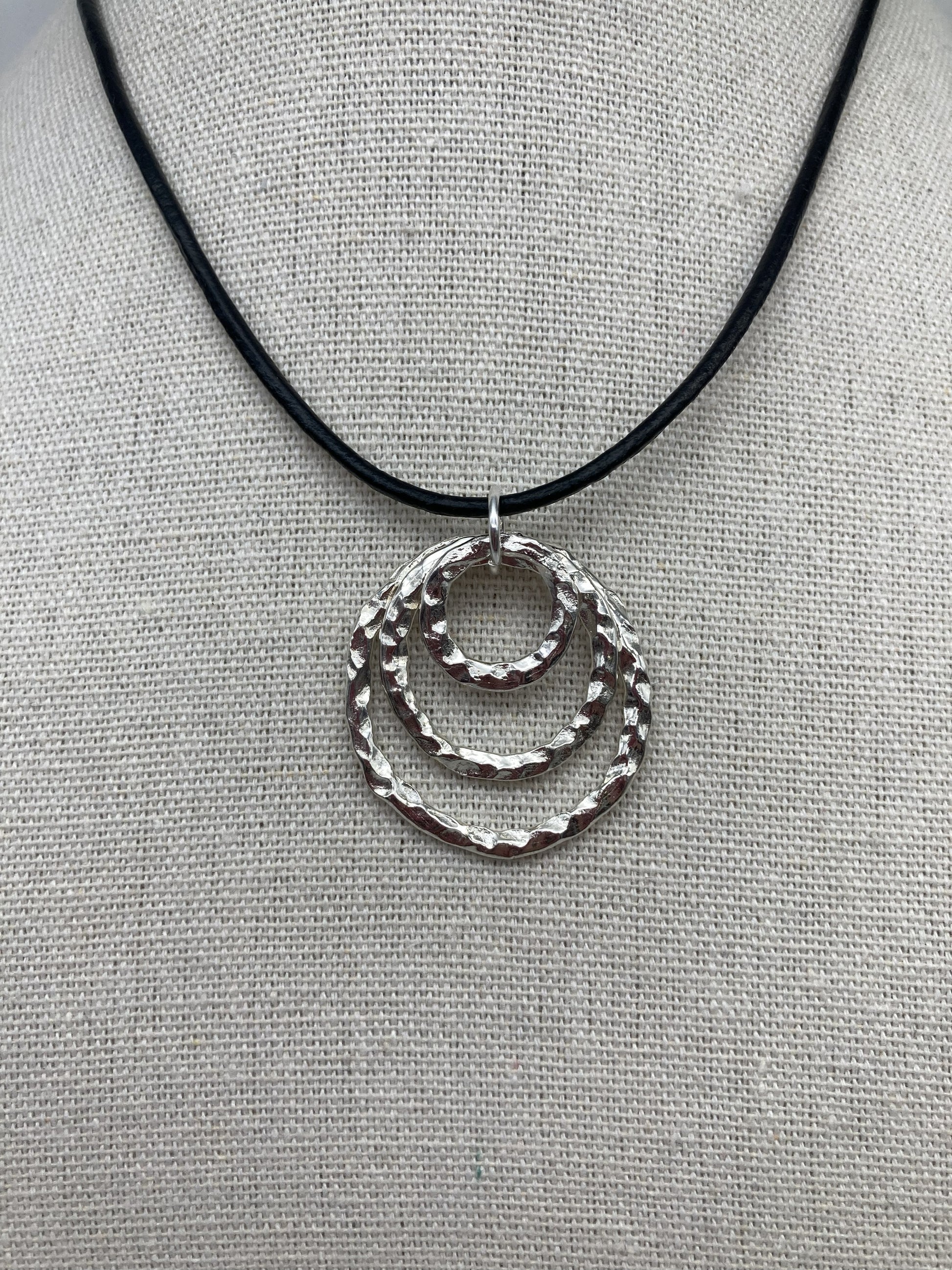 Organic Ripples Silver Jewelry Set