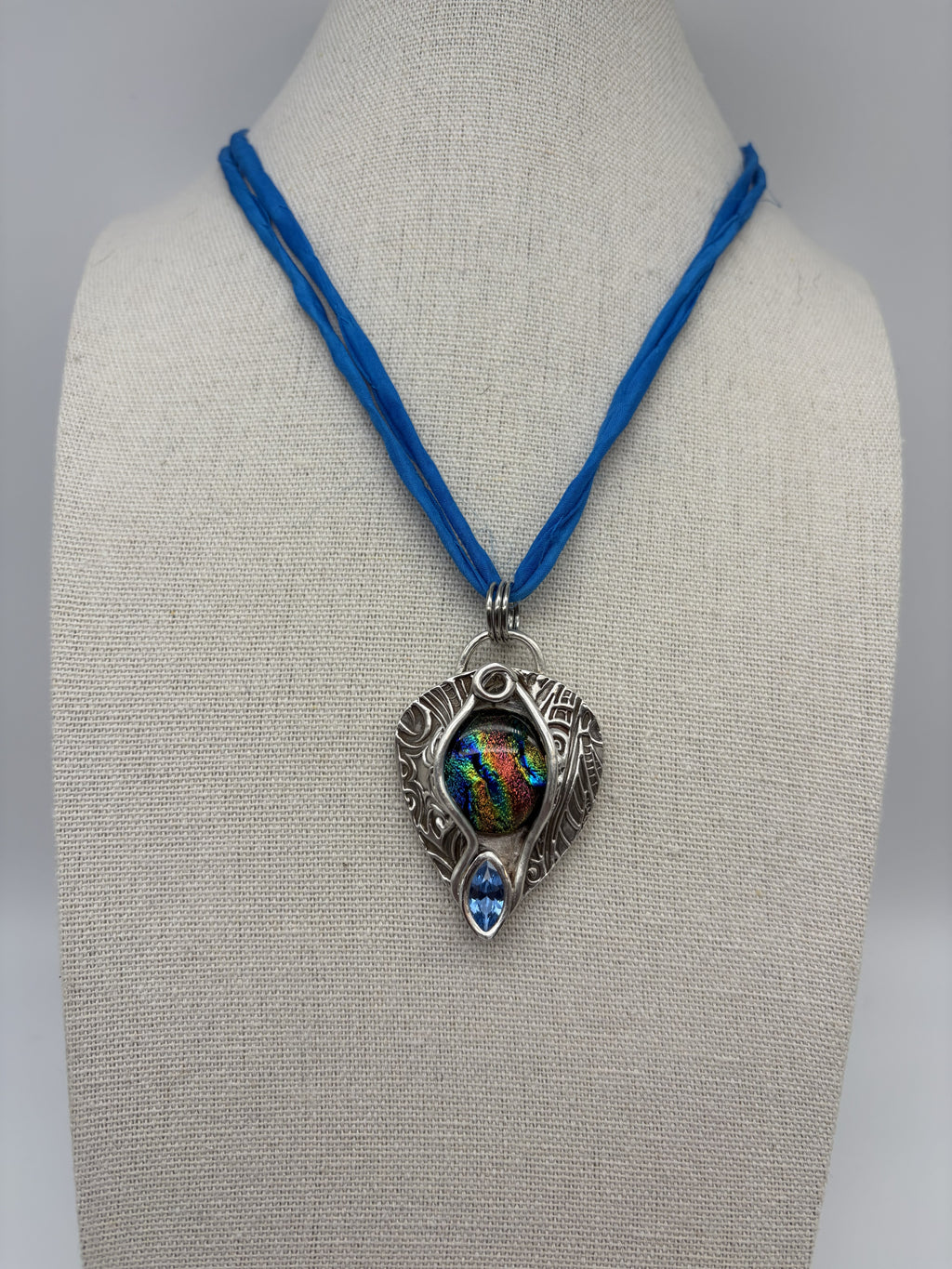 Rainbow Whisper Tribal Pendant