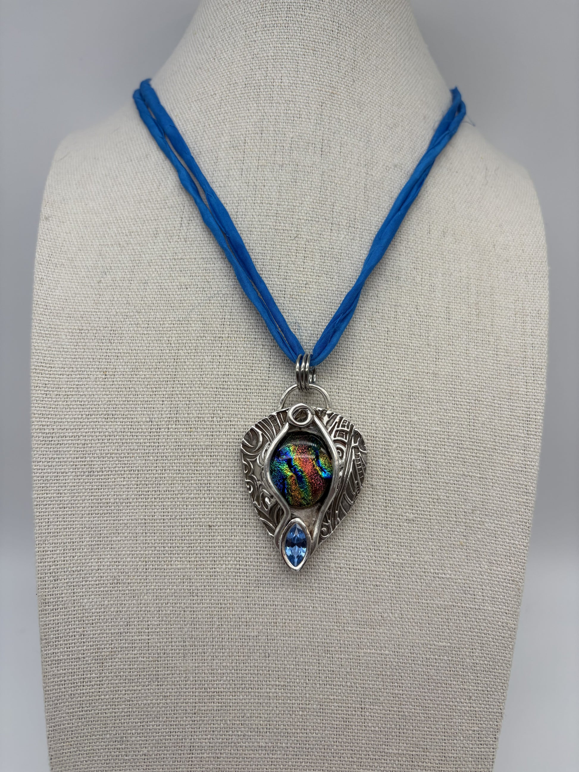 Rainbow Whisper Tribal Pendant