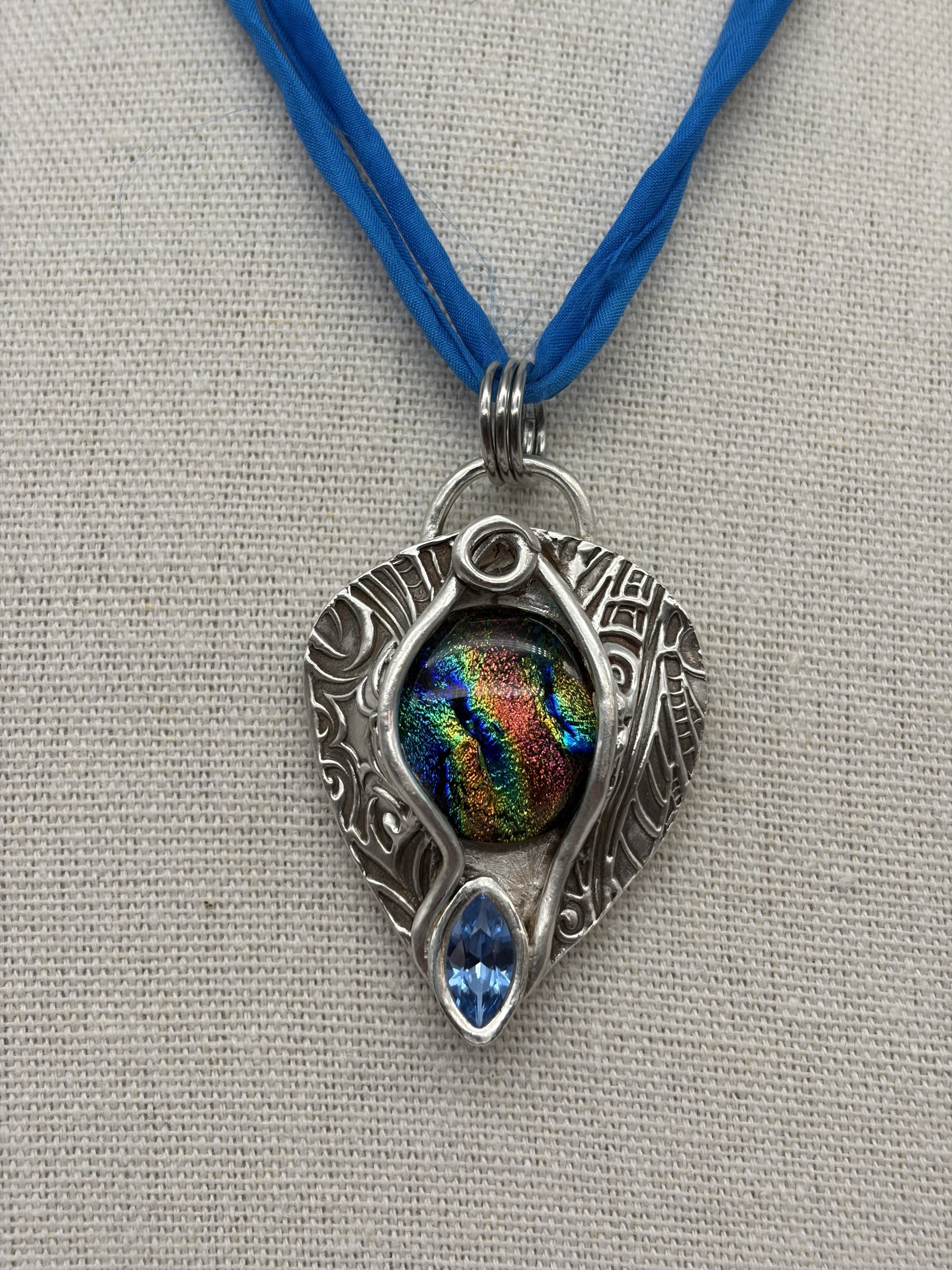Rainbow Whisper Tribal Pendant