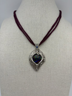 Celestial Earth Silver Clay Pendant
